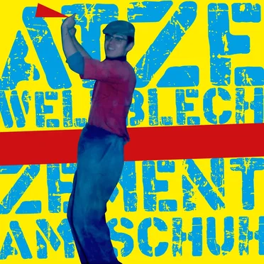 Zement am Schuh