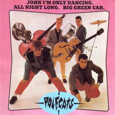 John I'm Only Dancing by Polecats - album cover