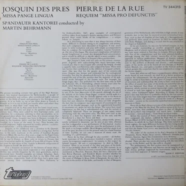 Missa Pange Lingua, Requiem Missa Pro Defunctis