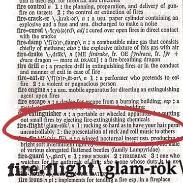 Glam-rök by Fireflight - album cover