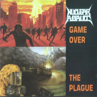Game Over / The Plague by Nuclear Assault - album cover