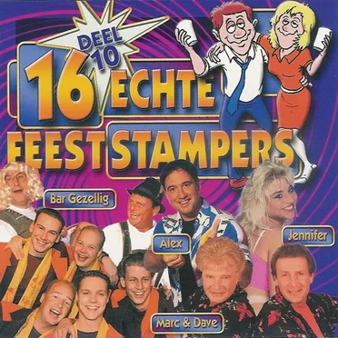 16 echte feeststampers, deel 10 by Various Artists - album cover