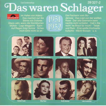 Das waren Schlager 1951/1952 by Various Artists - album cover