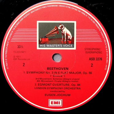 Symphony No. 3 "Eroica" / Egmont Overture