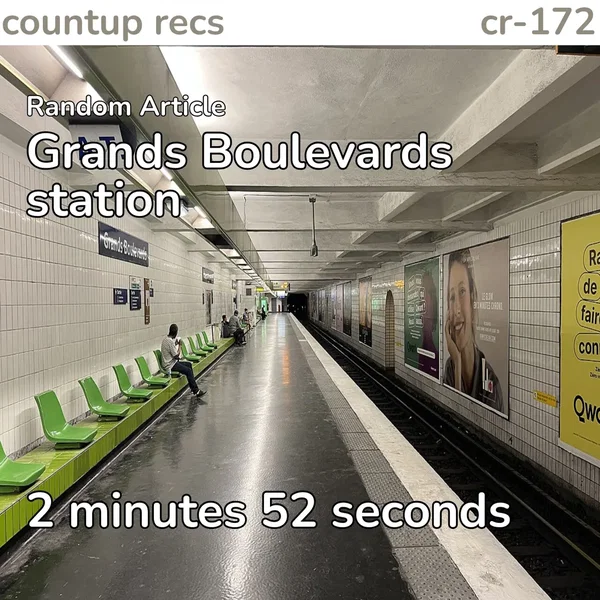 Grands Boulevards station
