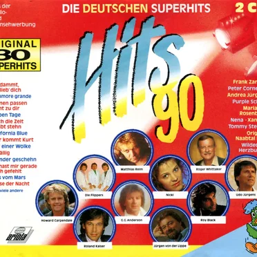 Hits 90 - Die deutschen Superhits by Various Artists - album cover