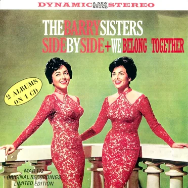 We Belong Together & Side by Side by The Barry Sisters - album cover