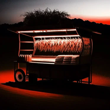 dessert stand sells corn at night by y o u r l o b o t o m y - album cover