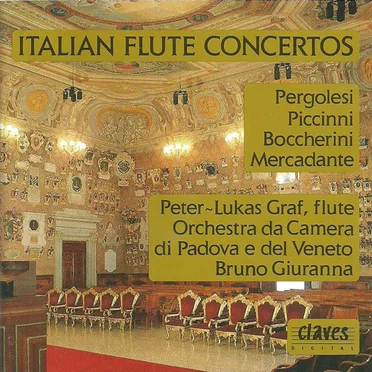 Italian Flute Concertos by Pergolesi - album cover
