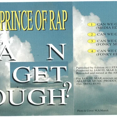 Can We Get Enough? by B.G. The Prince of Rap - album cover