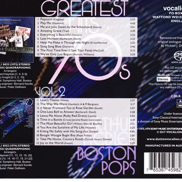 Greatest Hits of the '70s, Vols. 1 & 2