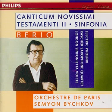 Canticum novissimi Testamenti II / Sinfonia
