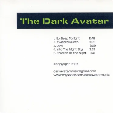 The Dark Avatar by The Dark Avatar - album cover