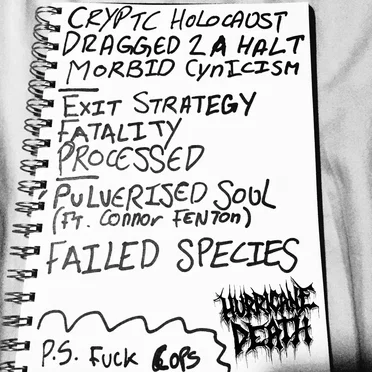 Live at Via Studios by Hurricane Death - album cover