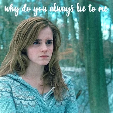 why do you always lie to me