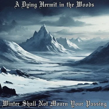 Winter Shall Not Mourn Your Passing by A Dying Hermit in the Woods - album cover