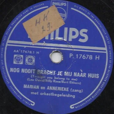 Nog nooit bracht jij mij naar huis