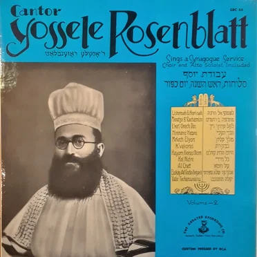 Cantor Yossele Rosenblatt Sings a Synagogue Service