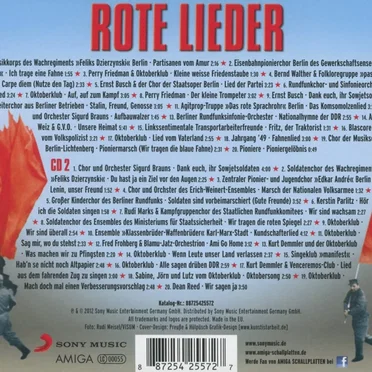 Rote Lieder (Die Besten politischen Lieder aus der DDR) by Various Artists - album cover