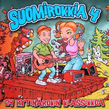 Suomirokkia 4: 24 rytinärokin klassikkoa by Various Artists - album cover