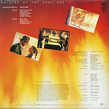 Indiana Jones and the Raiders of the Lost Ark (Original Motion Picture Soundtrack)