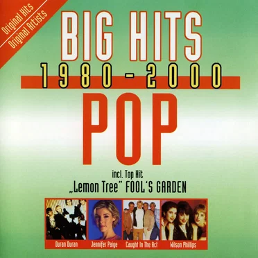 Big Hits 1980–2000: Pop by Various Artists - album cover