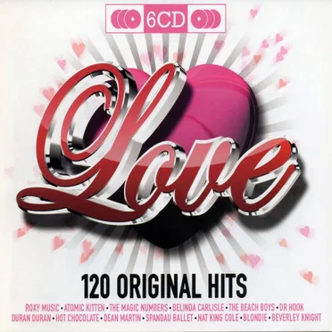 Love: 120 Original Hits by Various Artists - album cover