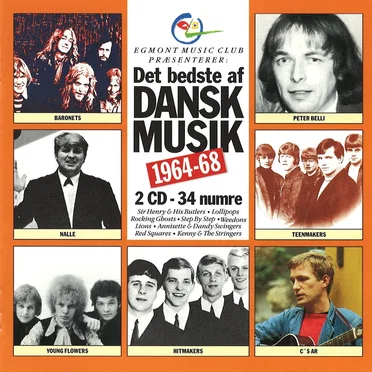 Det bedste af dansk musik 1964-68 by Various Artists - album cover