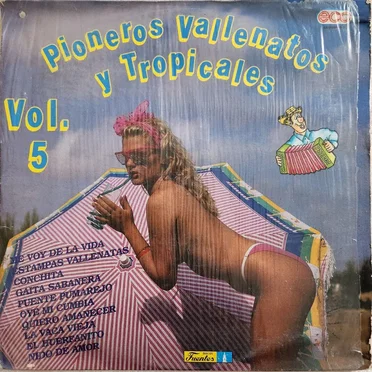 Pioneros vallenatos y tropicales, vol. 5 by Varios - album cover