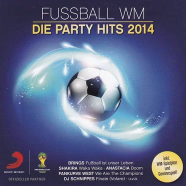 Fußball WM: Die Party Hits 2014 by Various Artists - album cover