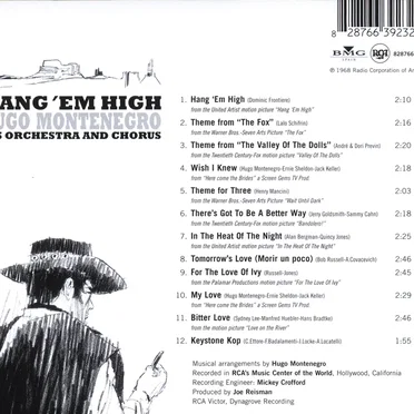 Hang 'Em High by Hugo Montenegro, His Orchestra and Chorus - album cover