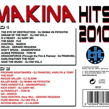 Makina Hits 2010 by Various Artists - album cover