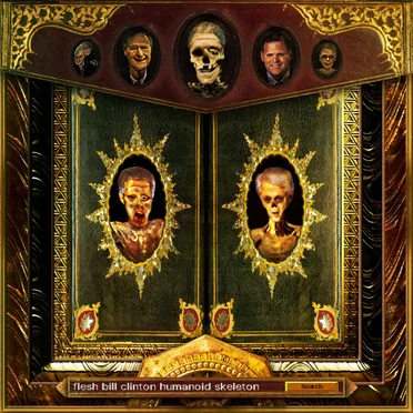 Flesh Bill Clinton Humanoid Skeleton by Dealers of God - album cover