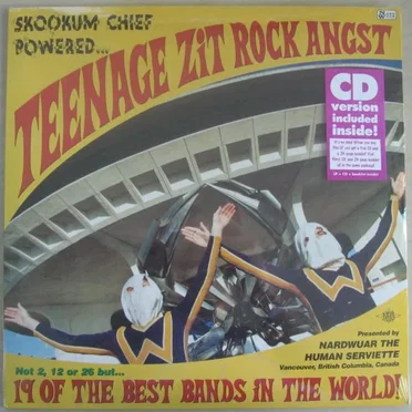 Skookum Chief Powered... Teenage Zit Rock Angst by Various Artists - album cover