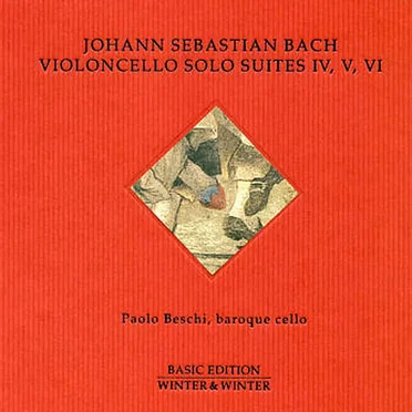 Violoncello Solo Suites IV, V, VI