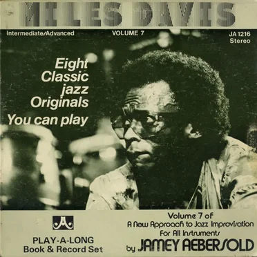 Volume 7: Miles Davis by Jamey Aebersold - album cover