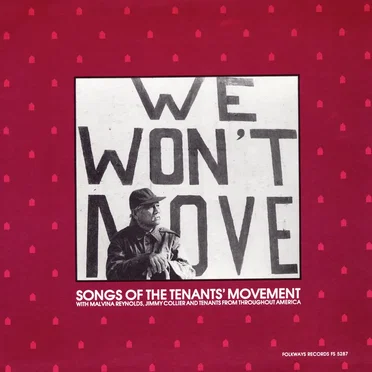 We Won't Move: Songs of the Tenants' Movement by Various Artists - album cover