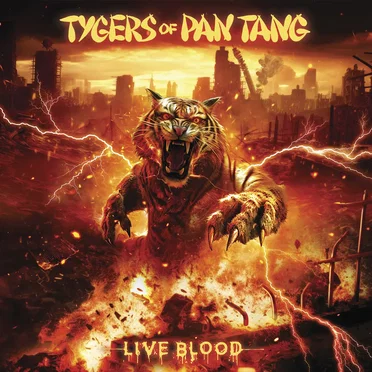 Live Blood by Tygers of Pan Tang - album cover