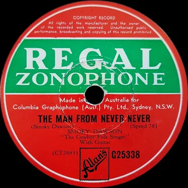 The Man From Never Never / Smoky (That Wild Stallion Grand)