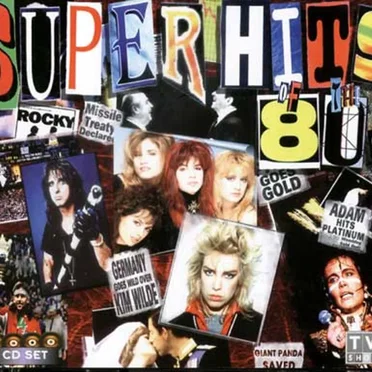 Superhits of the 80's by Various Artists - album cover