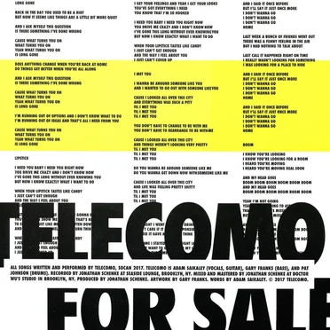 For Sale by Telecomo - album cover