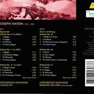 Haydn 23: Symphonies Nos. 6-8 & Nos. 35, 46, 51