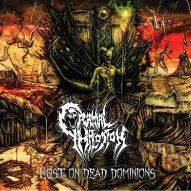 Lost On Dead Dominions by Cranial Implosion - album cover