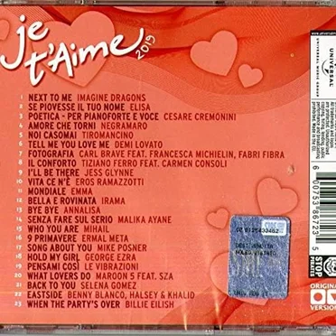 Je t’aime 2019 by Various Artists - album cover