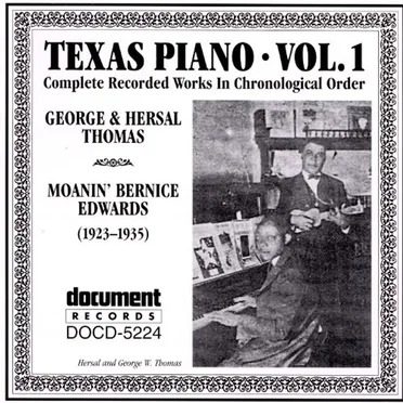 Texas Piano, Volume 1 (1923-1935) by Various Artists - album cover
