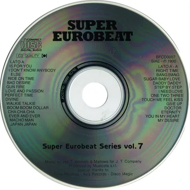 Super Eurobeat, Vol. 7 - Mega Mix Edition (Part 2) by Various Artists - album cover