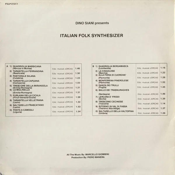 Italian Folk Synthesizer