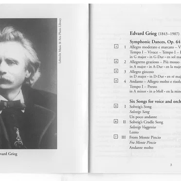 Symphonic Dances / Six Orchestral Songs / Three Orchestral Pieces from "Sigurd Jorsalfar"