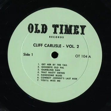 Cliff Carlisle - Volume 2 by Cliff Carlisle - album cover