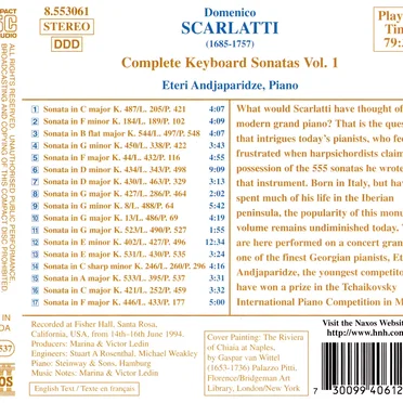 Complete Keyboard Sonatas, Volume 1